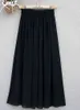 إمرأة الصيف بوه بيتش الشيفون كولوتيس فضفاض القصر تنورة السراويل النساء عالية مرونة الخصر السراويل الساق واسعة الأزرق الوردي الأسود 210915