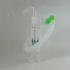 Glas bong set mini vatten bongs hookah 10mm hane olje brännare rör silikon hose dropp spets dab rig nagelsökning rör för torr ört tobak