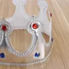 Chapeaux de fête Couronne d'anniversaire Fournitures de décoration pour enfants et adultes (Argent)