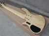 يمكن تخصيص جيتار باس كهربائي أصلي للجسم من 6 سلاسل من Maple Fingerboard مع ترصيع لؤلؤي أبيض