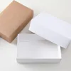 Cadeauverpakking 50 stuks veel Grote Kraftpapier Kartonnen Doos Ambachtelijke Verpakking Zwart Met Deksel Carton237b