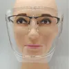 Masques de protection des éclaboussures directes Bouclier de protection contre les lunettes transparentes réutilisables