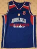 #8 Peja Stojakovic Jugoslavija National Retro Basketball Jersey broderi Sömda anpassade valfritt nummer och namn Jersey NCAA XS-6XL