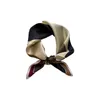 New 2022 brand 100% Mulberry Silk Scarf Women Summer Beach Square Scarves Shawl Bandana Hijab Pashmina Foulard Femme Head Scarfs Y220228