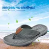 Men's Thong Flip Flops High Quality Summer Sandals Shoes for Men Fashion Anti-Slip Slippers Outdoor Casual Beach Shoes Size 47