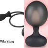 NXY wibratory nadmuchiwane analowe wtyczki wibrator Wibrator bezprzewodowy pilot zdalnego sterowania męski masażer prostaty duży tyłek wtyczki anus Dilator Sex zabawki dla mężczyzn 1120