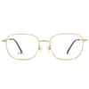 Moda Okulary Okulary Ramki Tytanu Okulary Optyczne Okulary Okulary Mężczyźni Ultralight Square Myopia Okulary recepty 2021 Mężczyzna Metal Full Rim