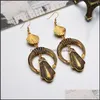 Dynda Żyrandol Kolczyki Biżuteria Etniczne Vintage Dla Kobiet Geometryczna Metalowa Wisiorek Wisiorek Dostawa Dostawa 2021 9BR4