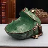 Grenouille 3D, statue, accessoire de décoration pour la maison, sculpture, décor de bureau, boîte de rangement, figurine miniature de table, art décoratif de fête de mariage 210827