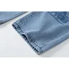 NBPM Moda Baskı Geniş Bacak Kot Kadın Yüksek Bel Baggy Kot Kızlar Streetwear Gevşek Alt Denim Pantolon Pantolon Femme 210529