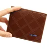 Wallets Genuine PU Leather Wallet Male Short Purse Coin Men Business Office Card Holder High Quality Bifold Slim Small