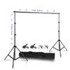 Sh Photography Background Stand Kit med justerbara stativ Support System Bakgrund för fotostudio Chromakey Green Screen Frame