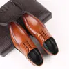 Dress Shoes Big Size 6-13 Leather Men Classic Dark Formal Business Wedding For