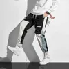 2021 Mannen Harem Broek Heren Lading Broek Meerdere Zakken Patchwork Lint Broek Streetwear Hip Hop Casual Chinese Maat M-5XL X0723