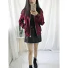 Women's Jackets Spring Autumn Fashion 2021 Trend Korean Style Thin Retro Jacket Stand-up Collar Zipper Solid Color