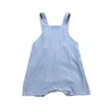 New Casual Baby Clothes Summer Newborn Infant Baby Girl Boy Sleeveless Gallus Romper Jumpsuit Set Overalls For Children