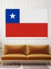 Chile Flags National Polyester Banner Flying 90 x 150cm 3 * 5ft Flag All Over The World Worldwide Outdoor can be Customized