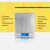 LCD portátil escala de cozinha eletrônica balanço cozinhar ferramentas de ure digital aço inoxidável digital balança de alimentos 0,01G 210728