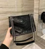 Niki Shoulder Bag Large Medium Vintage Calfskin Leather Designer Womens Crossbody Handbag Luxurys Brand Womans Business Totes Shop251S