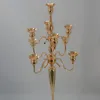 154 cm di altezza) Decorazione Candelabri Portacandele a 9 bracci Candelieri in metallo dorato per centrotavola di nozze Festa di eventi senyu748