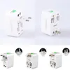 Allt i en Universal International Plug -adapter 2 USB Port World Travel AC Power Charger Adapter med au us uk EU EU Converter Plugs3435520