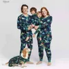 famiglia di pijama natale.