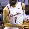 Nik1 Özel Charleston Cougars Basketbol Forması NCAA Koleji Grant Riller Brevin Galloway Jaylen McManus Miller Jasper Brantley Chealey Johnson