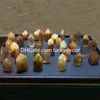 10st Real Tibet Himalayan High Altitude 6-sidigt singelterminerat guld Rutilated Crystal Point Tower Quartz Wand Obelisk 2-5cm slumpmässig storlek