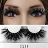 Groothandel 100% Real Mink Wimpers Dikke Wimpers Fluffy Piekerige Messy Lash 25mm Wimper Extension Make Up Gereedschap