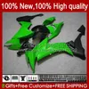 Carrosserie Kit voor Kawasaki Ninja ZX1000C 1000CC ZX-10R Gloss Green 2008 2009 2010 Body 56NO.96 ZX1000 C ZX 10R ZX10 10 R 1000 CC 08-10 ZX10R 08 09 10 Motorfiets