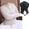 4 Farbe weibliches weiches Leder verstellbarer gebundener Bondage-Zwangsjackenmantel für Frauen erotischer Körpergeschirr Fetisch Cosplay Erwachsener BDSM Sex2779789