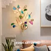 Wall Lamp Modern Agate Nordic Minimalist Bedroom Bedside Creative Carnelian Corridor Living Room TV Background Sconce