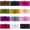 Fit All Baby Large Flower Bow Girls Bandeau Big Bowknot Headwrap Enfants Bow pour cheveux Coton Large Tête Turban Infantile Nouveau-né Bandeaux