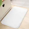 High Plush Shaggy Thickening Bath Mat Rug Nonslip Padded Floor Mat Carpet Simple Solidcolor Absorbent Water Foot Mat Machine Washable YL0276