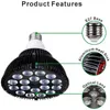 54W LED 치료 빛 18LED 660nm 850nm 붉은 빛 치료 램프 PAR 전구 라이트 피부 건강 통증 완화