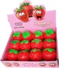 Decompression Toy Pinch Le Strawberry Simulation Fruit Props Vent Fruity TPR Squeeze Pull Fun Student Fidget Toys