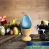 Stobok 10 Buah Pemegang Telur Kayu Dapur Rumah Tangga Memegang Cangkir Meja Kulkas Telur Nampan Kontainer Kayu Penyimpanan Pemegang