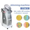 7in1 80K Weight Reduce Removal Cellulite Reduces Ultrasonic Vacuum Cavitation RF Radio Frequency Slimming Cellulite Beauty Machine