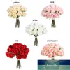 Dekorative Blumenkränze, Rosen, Hochzeitsdekoration, Blumenstrauß, handgebunden, kleiner Rosenstrauß, 20 Köpfe, Seidengelb, 20 Köpfe, Fabrikpreis, Expertendesign, Qualität, Neueste