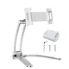 Aluminum Kitchen Desktop Phone Tablet Holder Stand Flodable Adjustable 5-13 inch Tablet Mount for iPad Pro 12.9