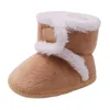 Ins Baby Boy Girls Winter Warm Shoes Infant Kids Cotton Maglioni Stivali Booty Culla Babe Toddler Shoes G1023