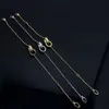 Braccialetti con ciondoli firmati Bracciale per donna Acciaio inossidabile Oro argento Placcato oro rosa 19,5 cm Moda doppio anello Cerchio Catena gioielli