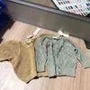 Soor Ploom Kids Girl Thin Knit Cardigan Marque Design Mode Élégant Enfants Filles Vintage Manteaux Pour Printemps Été Soor Ploom 211231