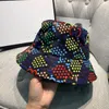 Wholesale luxury cap cotton SUN HATS brand plaid jacquard fisherman caps fashion men and women hat