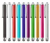 Penas de toque de metal de caneta de fibra de malha para iPhone Samsung toda a tela capacitiva Tablet de telefone inteligente