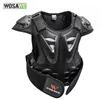 Wosawe Kids Body Chest Spine Protector Protector Guard Vest 오토바이 재킷 아이 모토 크로스 먼지 자전거 스케이팅 용 Amour 장비 221v