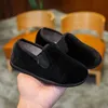 CMSolo Peuter Jongens Meisjes Slippers Fluwelen Loafer Breedte Nieuwe 2021 Winter Kids Schoenen Flat (kies volgens maattabel) 210312