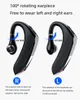 Bluetooth Headphones hanger wireless left right ears universal rotating small earplugs business driver portable headset for Apple Android phone noise canceling