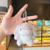 Plush Doll Couple School Bag Pendant Rabbit Doll Key Chain Bag Pendant Cute Creative Cartoon Key Chain Car Key Accessories G1019