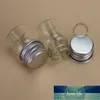 48 unids / lote 5 ml de vidrio cosmético frasco 5G contenedores vacíos Muestra botella con tapa de aluminio pequeño 1/6 oz Portátil recargable de viaje de fábrica de fábrica de diseño experto